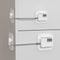 Refrigerator Lock (2 Pack), Heavy Duty Combination Fridge Lock for Cabinets, Windows, Drawers, Child Safety