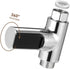 Lcarege 5~85C 360 Digital Shower Thermometer Digital Thermometer, with Rotating LED Water Meter Shower Water