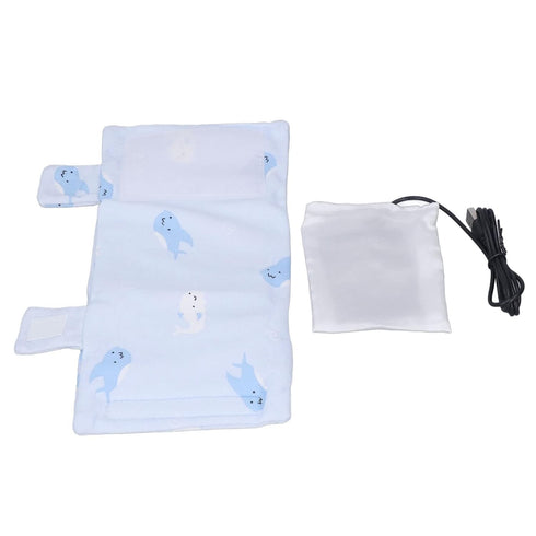 USB Portable Bottle Warmer for Breast Milk - Whale Design, Ideal for Travelers