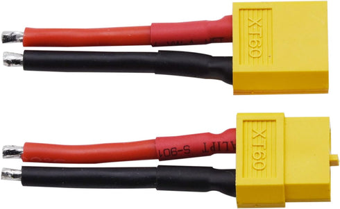 Blomiky XT60H 5 Pairs 14AWG Silicon Wire Extension Deans XT60 Plug Connector for RC Cars