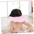 Vaguelly Adjustable Baby Shower Cap Silicone Infant Bathing Hat for Baby Shampoo Hat Cartoon Suitable for Haircuts