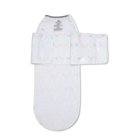Nanit Swaddle Sleepwear - Chevron Raindrops - Newborn Size