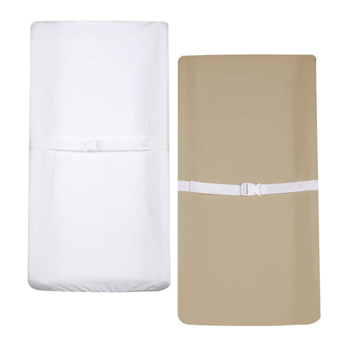 PHF Baby Changing Pad Covers for Boys Girls (2 Pack) - Ultra Soft Breathable Microfiber Table Sheets for Most Baby