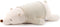 Niuniu Daddy Stuffed Animals Polar Bear, 17.7 in Large Plush Toy for Kids, Kawaii Cuddle Pillow