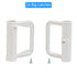 WOMHOM Retractable Baby Gates Replacement Parts Kit (White) - Extra Wide Baby Gate Full Set with Wall Mounting