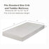 Everyday Kids 2-Pack Fitted Crib Sheets - 100% Soft Breathable Microfiber Baby Sheets for Standard Size Crib Mattress,