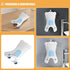 Totority Baby Wash Basin Ergonomic PP Material Newborn Toddler Portable Foldable Potty for Comfortable Bathing & Face