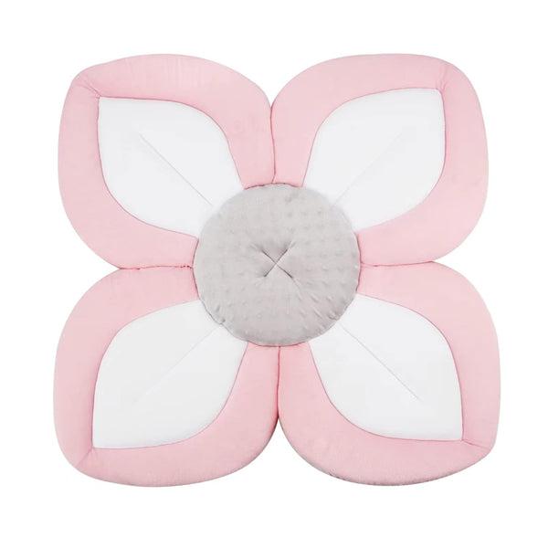 PandaEar Baby Bath Pad for Infant Newborn, Soft Flower Petals for Sink Bathtub Essentials (Pink)