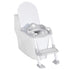 BRINJOY Potty Training Seat with Step Stool Ladder, Potty Toilet Toddler Seat w/Potty Training Chart & Cushion Handle