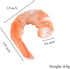 8 MAOMIA Artificial Shrimp Figures Pcs Lifelike Realistic Sea Life Seafood Model Toy for Home Kitchen Market Display