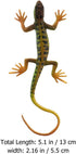 NUOBESTY Lizard Figurine Fake Plastic Lizard Toy Action Figure, Reptile Toy for Collection and Education (Green)