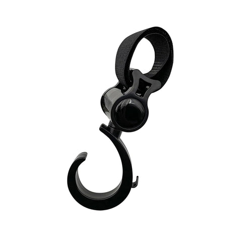 XEGZLH 360 Degree Rotating Strollers Accessory Hanger Clip Hook Designing Easy Installation Without