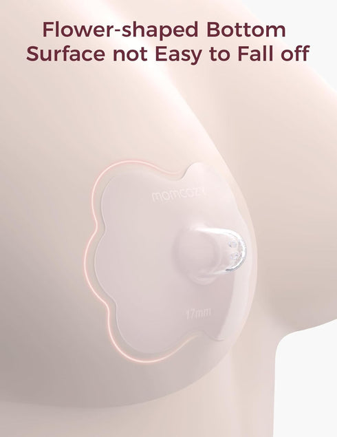 Momcozy (1, 24mm) Nipple Shields for Breastfeeding Newborn, Contact Nipple Shields Food-Grade Silicone