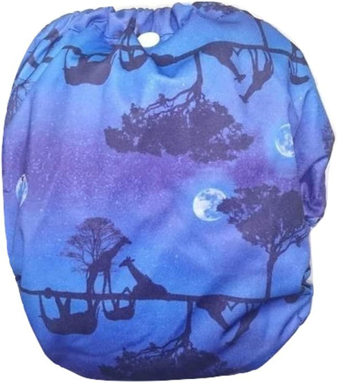 Kijani Baby 30-70 XL Cloth Diaper Cover for Big Kids Pounds (Dark Blue)