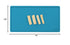 6 100% ezpz Tiny Placemat (Blue) - Months+ - Non-Slip, Silicone Placemat for Infants and Toddlers - Fits on Most