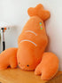 25.6 Inch XXL Fuzzy Large Lobster Stuffed Animal, Adventure Toy for Kids and Women's Gifts