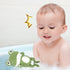 DTREELS Baby Bath Thermometers, Cute Cartoon Frog Bath Thermometer, ABS Waterproof Type-C Shower Thermograph, Tub