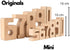 SumBlox Mini (Starter Set), 38 Mini Math Building Blocks, STEM Solid Wood Educational Numbers with Wooden Box and