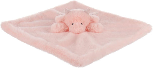 Apricot Lamb Pink Dragon Soft Loveys for Babies, Security Blanket for Baby Boy and Girl, 13.8 Inches for Infants