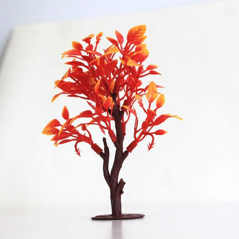 OrgMemory Upgrade Trees Cake Decorations, 19pcs Model Trees with Bases, Ho Scale Diorama Supplies