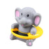 LOORGVEL 1pc Cartoon Elephant Bath Thermometer for Boy Girl Multi-Purpose Floating Water Temperature