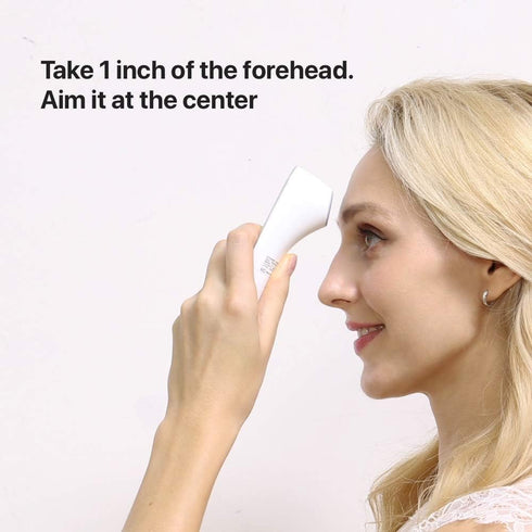 iHealth No-Touch Forehead Thermometer for Adults, Kids, Babies - Digital with 3 Sensors, Easy to Use