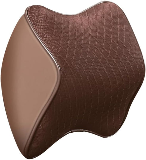 Mesh Car Headrest Pillow Memory Foam Neck Cushion for Comfortable Driving Breathable