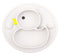 Baby Plate Silicone Toddler Plates Suction Placemat Divided Dishes for Kids, BPA Free, Microwave Dishwasher Safe (Grey)