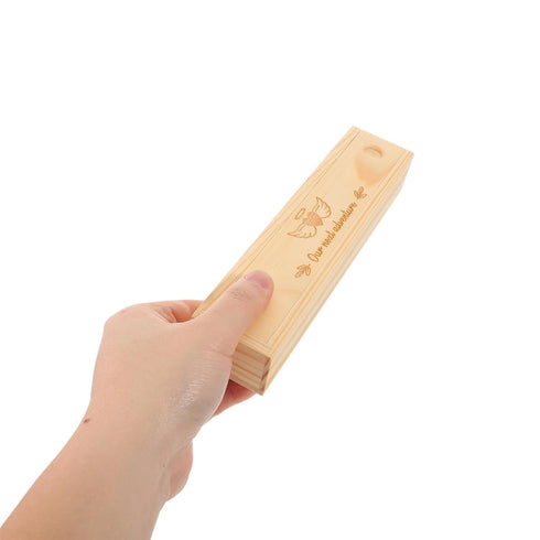 ERINGOGO Baby Announcement Pregnancy Box: Pregnancy Test Souvenir Box for Announcement Reveal - Wood Holder Memory