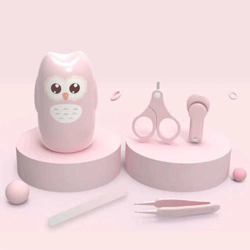 LASTRAN 4 Set PCS Baby Manicure Safe Nail Care Tools Nail Clippers Newborn Nail Cutter Professional Manicure Kit