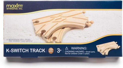 2 Pack Maxim Enterprise, inc. K-Switch Junction Switching Track, Specialty Pieces for Changing Tracks and Cornering