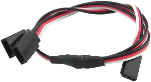 5Pack ShareGoo 30CM 1 Male JR Plug to 2 Female JR Plug Y Cables for RC Car Trucks Airplanes