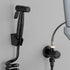 QFZFQOLSS Handheld Bidet Sprayer Black Cloth Diaper Sprayer for Toilet Bidet Sprayer Head Black Stainless Steel Sprayer