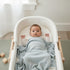 100% Luxury Organic Cotton Pointelle Knit Baby Quilt Blanket for Boys Refined Lightweight Heirloom Nursery Essential