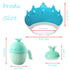 Baby Shower Cap Shield | Baby Bath Set with Shower Cap, Water Cup, Massage Brush | Visor Hat for Eye and Ear Protection