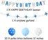 Airplane Birthday Decorations, Airplane Balloons and Birthday Banner for Boys Party Supplies