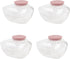 Decumeby M9 4 150ML Replacement Milk Collection Cup Pcs Odorless Food Grade Wearable Breastpump Cups Easy to Clean