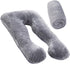MOON PINE Pregnancy Pillow Cover, U Shaped Body Pillow Cover Only, Velvet