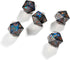 Yiotfandoll 5PCS D20 22mm 20 Polyhedral Dice Dice Resin Sided Dice Game Dice for RPG MTG DND Dice Table Games (Black