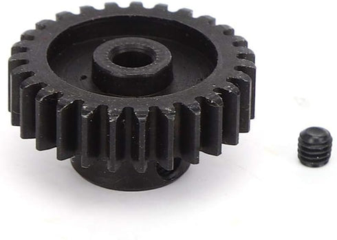 T best Motor Pinion Gear, 27T 1:14 Scale Remote Control Crawler Car Upgrade Parts for Wltoys 1/14 144001 (Black)