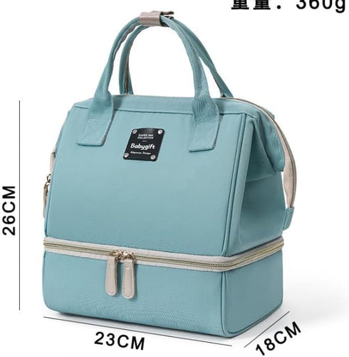 MAxba blueMommy bag milk bag insulated cold storage bag double layer dry and wet separation maternal and infant milk