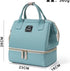 MAxba blueMommy bag milk bag insulated cold storage bag double layer dry and wet separation maternal and infant milk