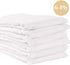 100% 6 (10-35 lbs)(6ply 6 Count 01) Fasoar Cotton Prefold Cloth Diapers - Unbleached Premium Cotton, Ply Baby Washable