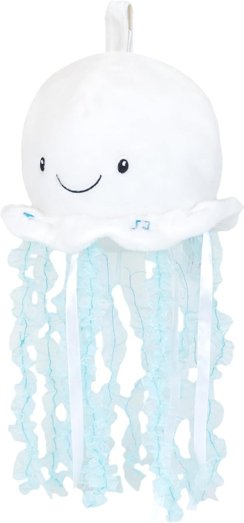 18 Inches Cuddle Barn - Jellyfish Bubbles | Soft Jelly Fish Plush Toy | Hanging Loop | Gentle Color Changing Lights |