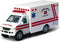KiNSMART Rescue Team Ambulance, 5" Die Cast Metal Cabin with Pullback Action