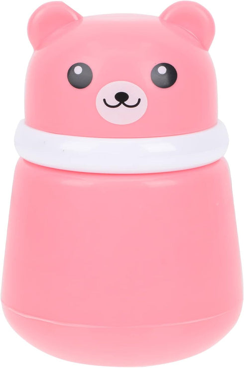 OSALADI Baby Powder Bottle: Cartoon Bear Powder Puff Box, Infant Loose Powder Box with Puff, Talcum Powder Container