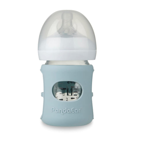 3 Pack 4 oz, 4 oz PandaEar Silicone Sleeves for Philips Avent Natural Glass Baby Bottles Shatterproof Anti-Breakage