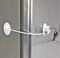 1 Pack Refrigerator Lock with 2 Keys, Dorm Freezer Door Lock and Child Safety Cabinet Lock with Strong Adhesive