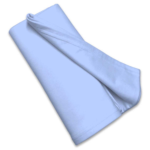 SHEETWORLD.COM SheetWorld Flannel Receiving Blanket 30 x 45, Blue Flannel, Made in USA