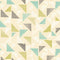 Organic Fitted Crib Sheet - Triangles